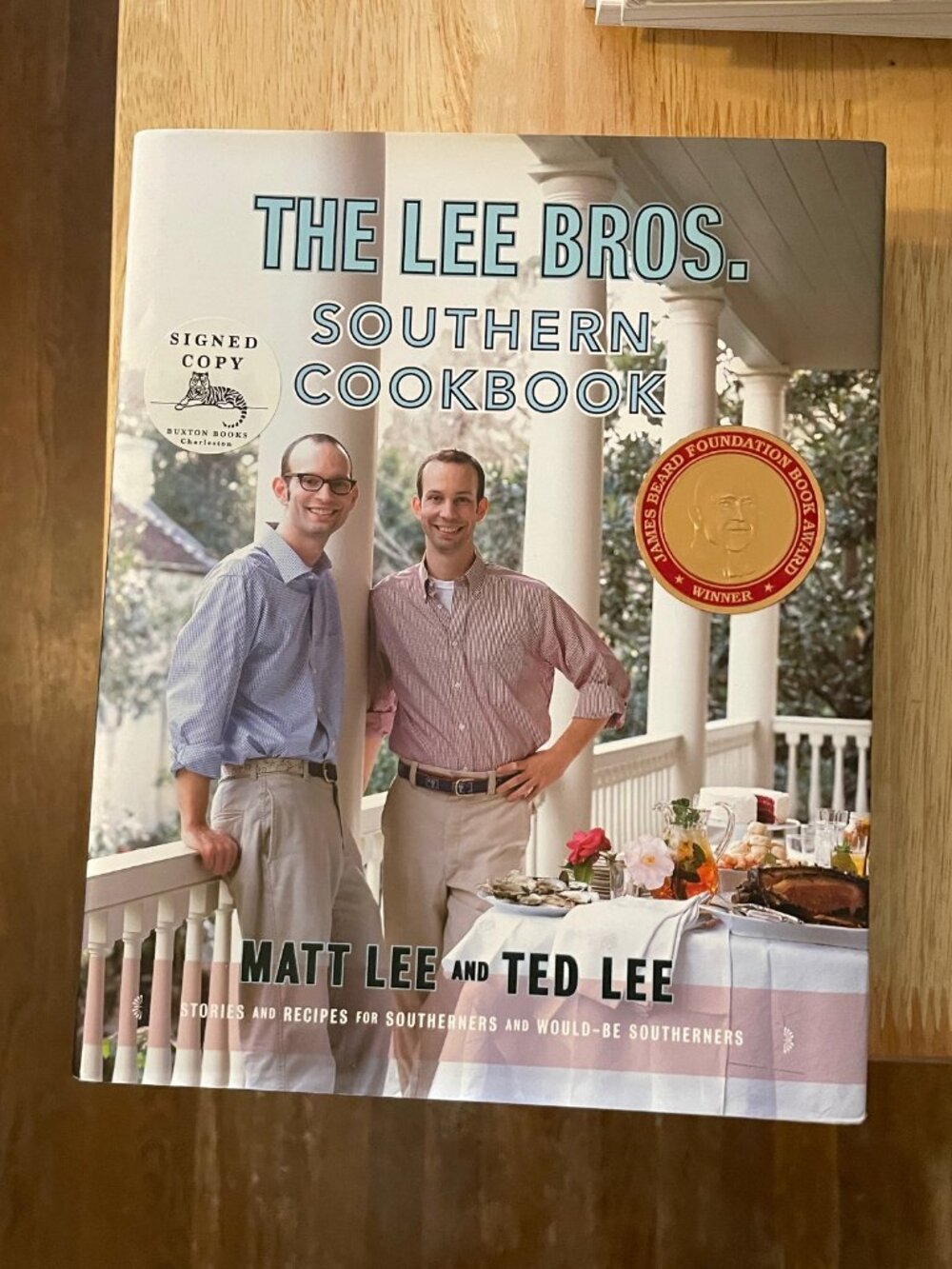 The Lee Brothers Southern Cookbook SIGNED AUTOGRAPHED copy